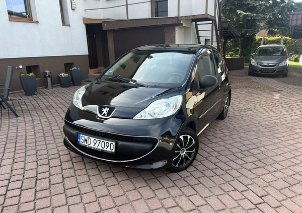 Peugeot 107 cena 11500 przebieg: 72000, rok produkcji 2007 z Rydułtowy małe 529